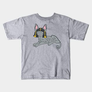 Egyptian Kitty Goddess Kids T-Shirt